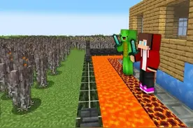 MC我的世界：新物种嘎吱怪突袭！最强安全屋不管用？ #我的世界