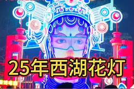 2025年西湖花灯人山人海凑热闹视频封面