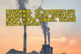 英伟达被制裁，电厂DCS用的芯片应该没有他们家的，对大电厂应该没有什么影响吧！如果电厂设备断供，我们应该没有什么可担心的！#电厂 #奔跑的电力人视频封面