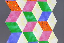 创意拼布，被子门帘的经典拼法 #缝纫日常 #拼布 #生活小妙招 #缝纫机 #飞跃缝纫机视频封面