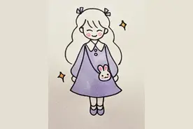 画可爱的小女孩 #一学就会的简笔画 #简笔画 #简笔画教程 #小女孩简笔画 #绘画