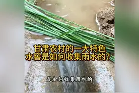 甘肃农村的一大特色：带大家看看，水窖是如何收集雨水的