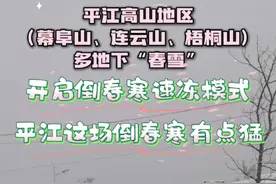 #今日平江#雪 #倒春寒视频封面