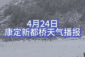 新都桥的草地开始泛绿了，今天在下雪，4月24号以及之后要来康定新都桥玩的朋友们可以关注我哟，大家路上缓慢行驶记得多穿衣服哦，我们会每日为大家带来每日当地实时天气直拍以及更多资讯#川西美景 #318川藏线 #川西 #新都桥 #新都桥住宿