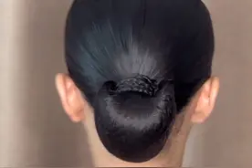 拉丁比赛标准发型教程#国标舞妆容与发型 #拉丁比赛发型 @莱索兔儿童彩妆-💃拉丁舞系 @自贡菲妈妆造视频封面