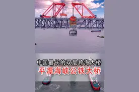 中国首座最长的公铁两用跨海大桥#平潭海峡公铁大桥 #中国基建 #中国超级工程里的世界之最 #台湾跨海大桥建设中 #中国基建视频封面