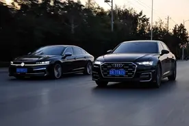 冷知识，迈腾b9经过加长后，长度只比奥迪a6短4.8厘米！#迈腾b9 #奥迪a6l #大众迈腾