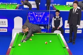 师徒大战 这球你以为结束了 不 你要记住他是好师傅#台球 #郑宇伯 #中式台球大师赛