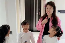 三胞胎挑战之能否共用一张脸解开家里的门？#人脸识别智能锁