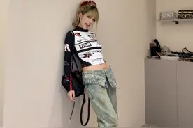 20年前流行的垮裤也太拽了吧 #开春搭配 #今天穿什么 #尝试一个新look #穿搭 #ootd视频封面