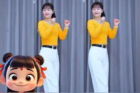 哪吒主题曲《此生无憾》#广场舞 #热门音乐🔥 #广场舞dou起来视频封面