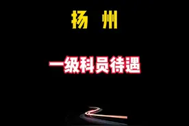 江苏省扬州市一级科员公务员待遇，供参考！#公务员视频封面