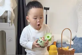 孩子大了，不好骗了😂#小由由 #你想来一块羊尾由嘛 #90后带娃