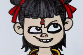 跟我一起画哪吒！ #哪吒简笔画 #画哪吒 #哪吒二 #哪吒简笔画