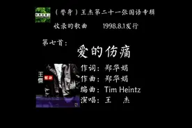 爱的伤痛收录王杰第二十一张国语专辑（替身） #华语乐坛巅峰
