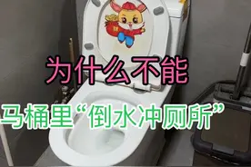 为什么不能向马桶里“倒水冲厕”视频封面