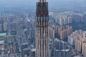 成都最高地标建筑蜀峰468，十三年后涅槃重生复工#地标建筑 #蜀峰468 #摩天大楼 #童妈航拍