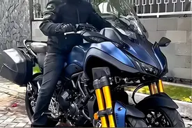 来了，来了！#抖音汽车 #摩托车 #dou是好车 #雅马哈尼肯gt #带你懂车视频封面