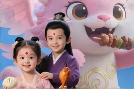 《四岁萌宝，竟是吃货小凶兽》 四岁萌宝太能吃，被养父母赶出家门；谁知未来天地间的一场浩劫，将和萌宝息息相关........#萌宝 #热门短剧推荐 #萌宝小吃货 #好剧推荐 