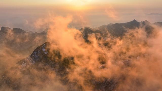 雪后泰山，仙境再现