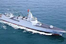 055驱逐舰：海上霸主，越南军迷惊叹巨舰威力，技术差距显著！图片