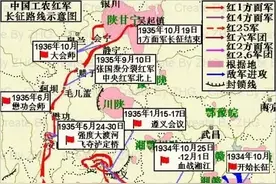 红一方面军在长征结束时还有多少人图片