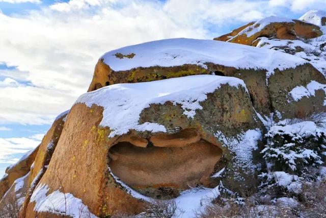 新疆怪石峪的冬天原来是这样！