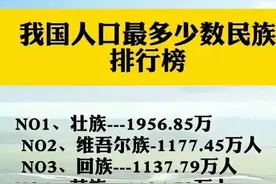 我国人口最多少数民族排行榜，终于有人整理出来了，收藏看看图片