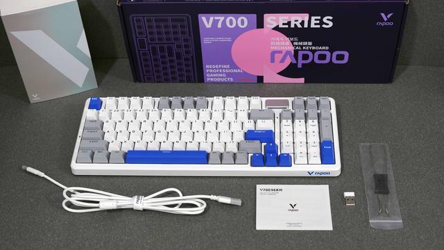 雷柏V700DIY-98拆解：7层消音+凯华定制快银轴，机械键盘卷疯了！