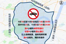 杭州：明起小客车“单双号通行”，地铁、公交运营时间有调整图片