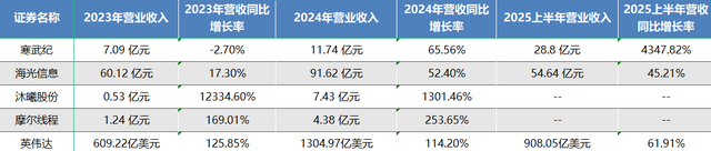 从营收到增速，国产 AI 芯片与英伟达的“竞合图景”