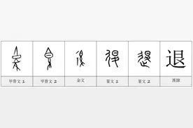 每日一字——退图片