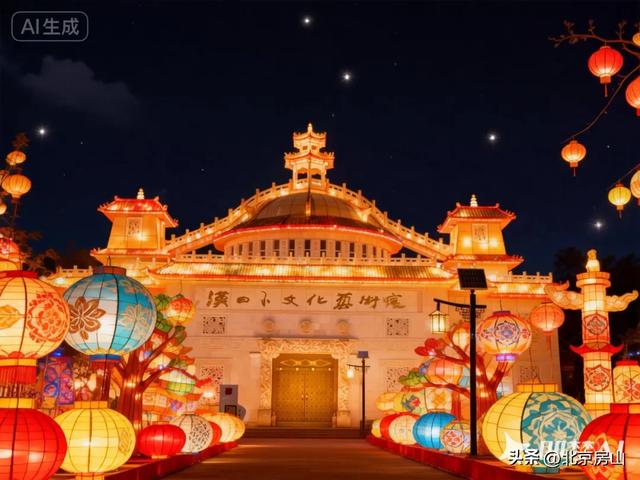 AI花灯点亮房山,带你云赏绝美灯海盛宴