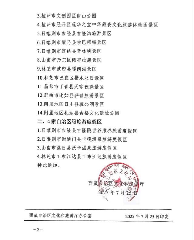 重磅官宣！嘎朗湖正式晋升国家4A级旅游景区！