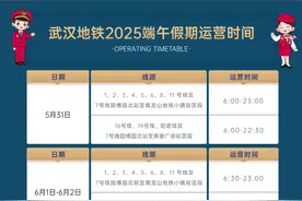 端午假期，武汉地铁有优惠图片