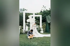 重庆婚礼｜心爱的狗狗送戒指给最爱的人🐶图片