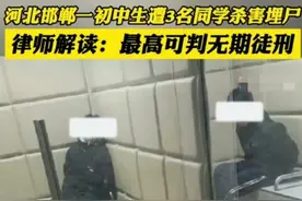 邯郸初中生被杀后续：3同学家属至今仍未道歉，凶手拘押画面曝光图片