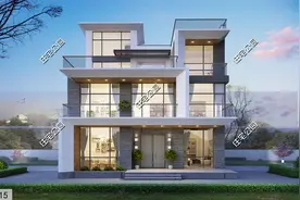 采光天井、室内庭院、舒适电梯、这套12×15米现代别墅到底有多绝图片