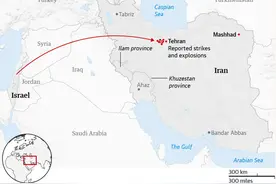 直接参与、直接评估、直接震慑，以军长途奔袭，打伊朗离不开美国图片