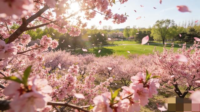 北京桃花刷屏出圈！满城粉白开得正盛，错过这7天再等一整年