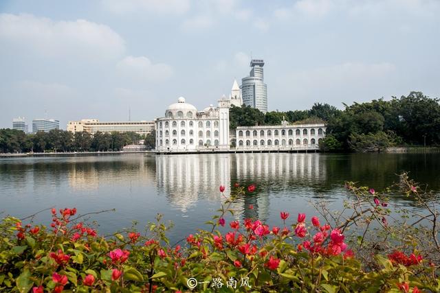 广州绝美湖景公园！三角梅瀑布太出片了