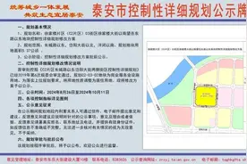 涉及泰安徐家楼片区，泰安发布最新规划图片