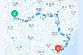 看了长沙至厦门的奇葩高铁线路，才认识到长赣高铁对湖南的重要性图片