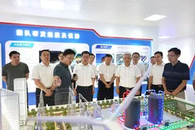 国网山东省电力公司总经理陈刚到肥城300MW压缩空气储能电站调研图片