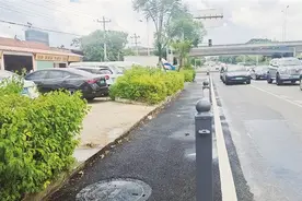 增设慢行空间 国道324线东宅村路口改善项目完工图片