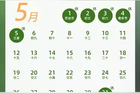 最新放假通知：不调休！图片