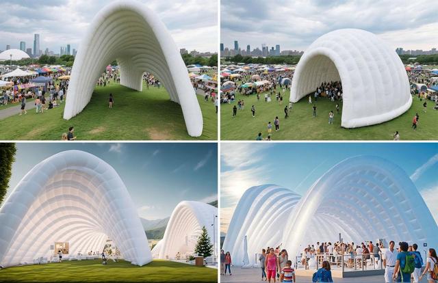 当气膜邂逅山水，中成空间“双引擎”燃动广西文旅大会！