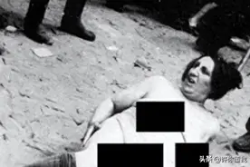 罕见老照片：乌克兰女子被扒光扔街上，刚服侍完累瘫在床上的妓女图片