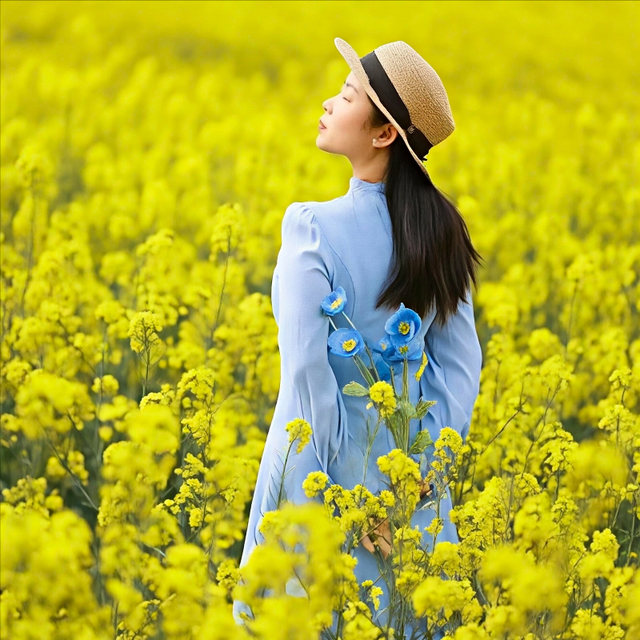 西安藏着神仙春日：坐地铁穿花海，随手释放浪漫，便捷观赏油菜花