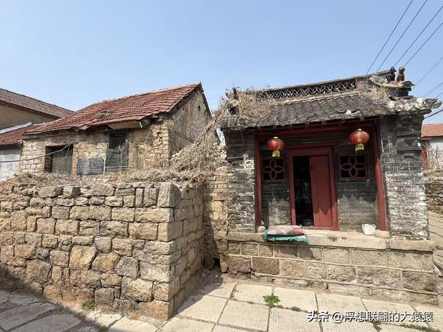 博山石马乡的中石马，留有众多古宅和古庙、古槐